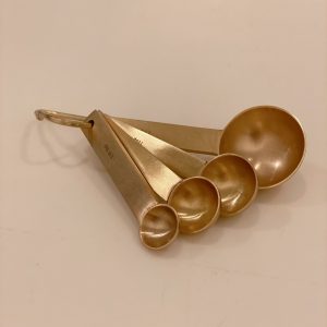 Gold Measuring Spoons (set of 4)