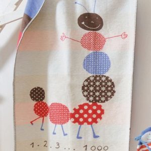 David Fussenegger Organic Cotton Baby Blanket - Caterpillar