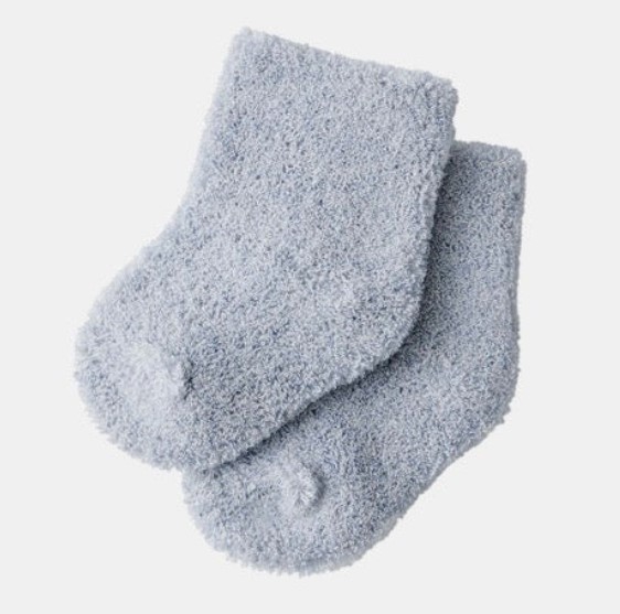 Fog Linen Works Organic Cotton Socks - Blue