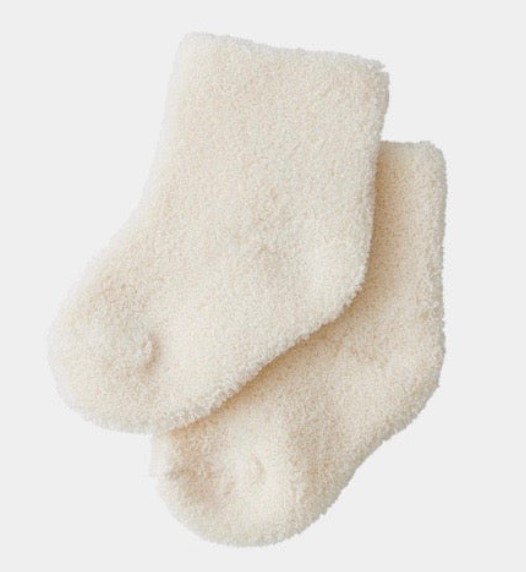 Fog Linen Works Organic Cotton Socks - Ivory