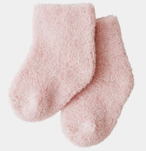 Fog Linen Works Organic Cotton Socks - Pink