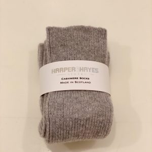 H&H Scottish Cashmere Socks - Mid Grey