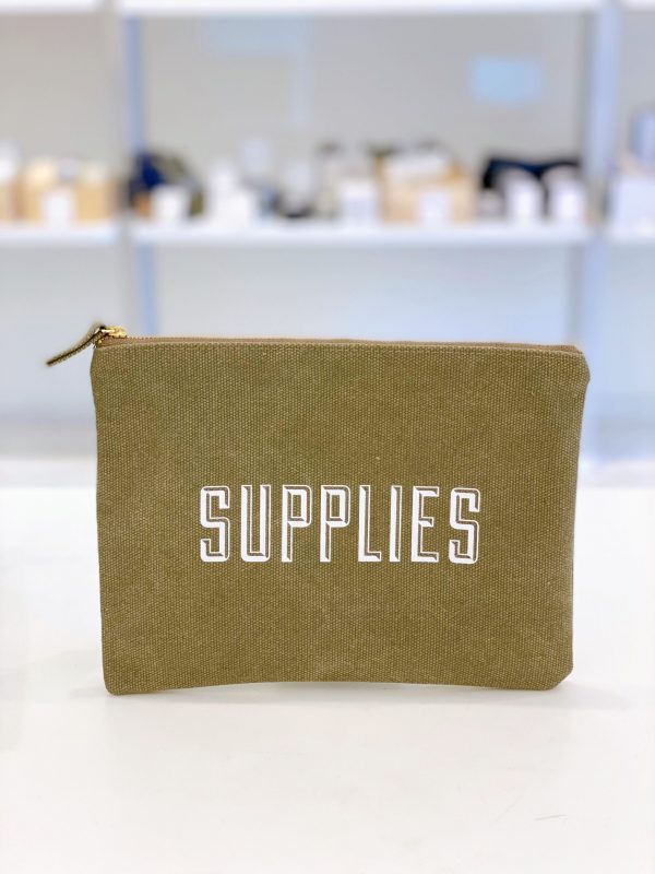 Izola "Supplies" Cotton Pouch