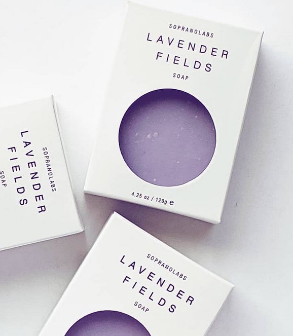 SopranoLabs NY Lavender Fields Vegan Soap