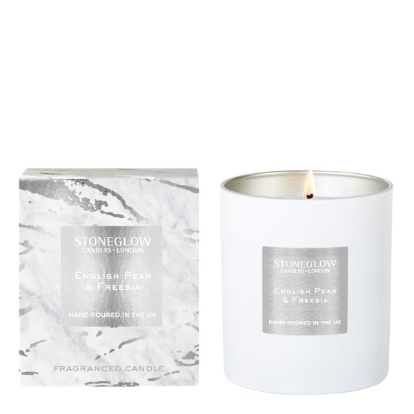 Stoneglow London Luna Candle - English Pear & Freesia