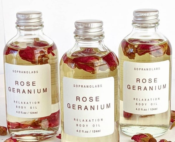 SopranoLabs NY Rose Geranium Relaxation Body Oil