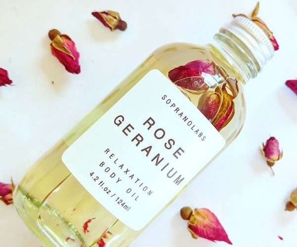 SopranoLabs NY Rose Geranium Relaxation Body Oil